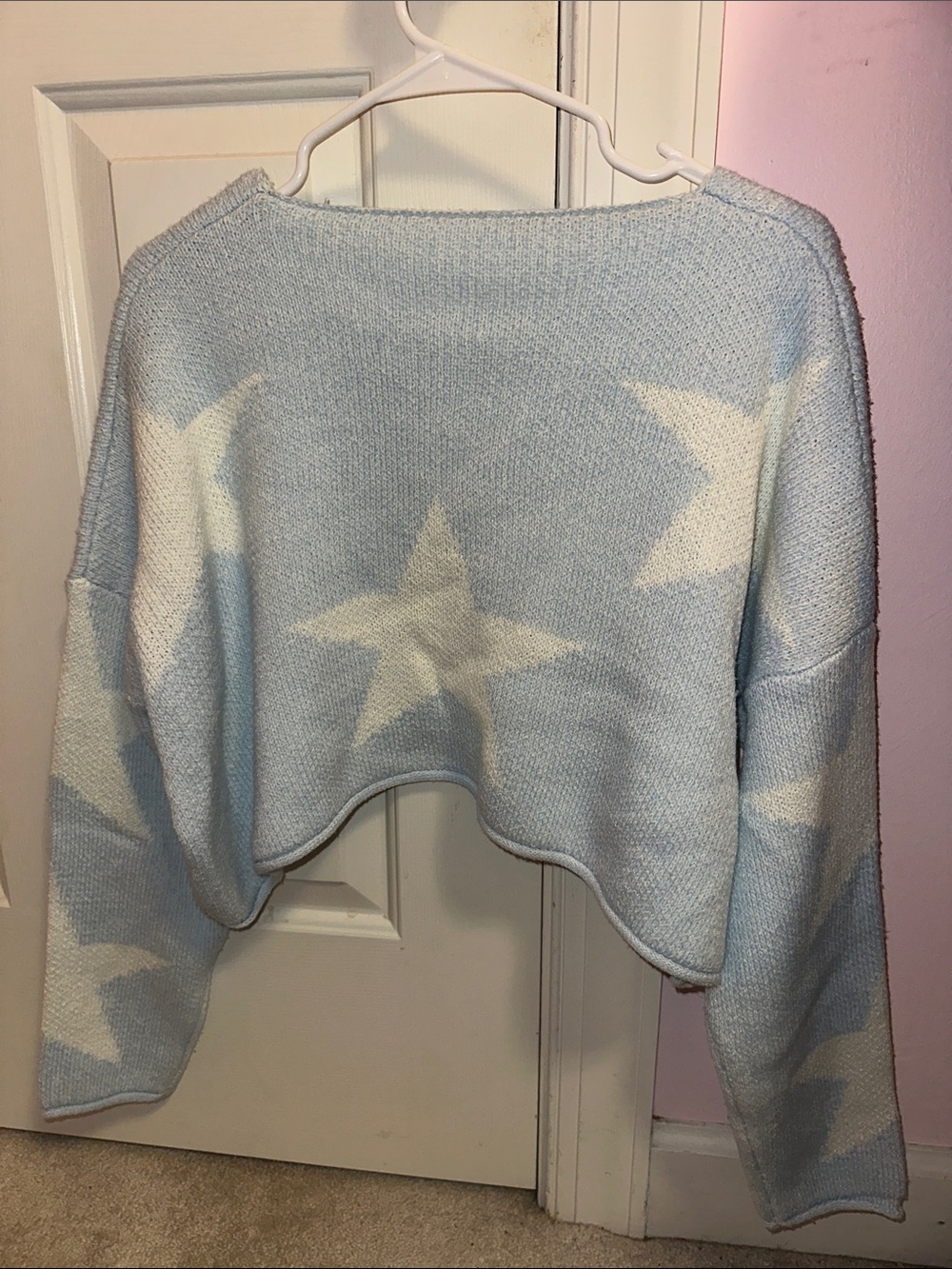 Cropped star pattern sweater - Picture 3 of 4